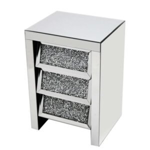 Angled Gatsby 3 Drawer Bedside