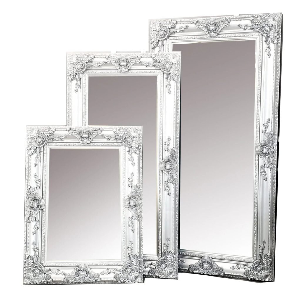 Roma Bevel Mirror in Silver - ALL SIZES - Mirror Collection - Home Store UK Roma Bevel Mirror in Silver - ALL SIZES - Mirror Collection - Home Store UK