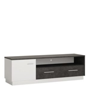 Zingaro 1 door 2 drawer wide TV cabinet corner tv unit - TV Stands - Home Store UK