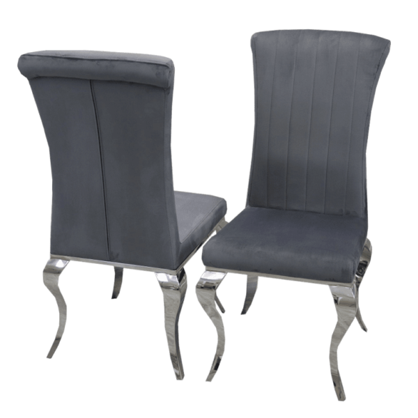 Nicole Chair (Plain Back, No Knocker) dining chairs-Dining Chairs-Home Store UK