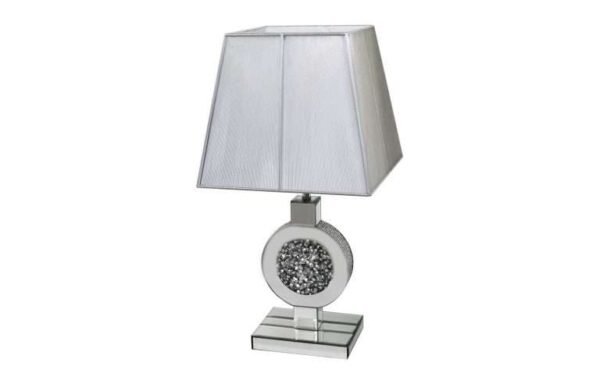mirrored lamp table