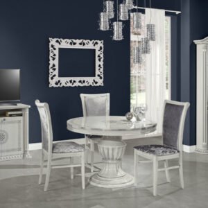 Aurora White Birch-Silver Complete Living Set Italian Bedroom Set Home Store UK