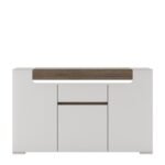 Toronto 3 Door 1 Drawer Sideboard (inc. Plexi Lighting) - Sideboards - Home Store UK