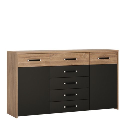 Monaco 2 door 5 drawer wide cupboard - Sideboards - Home Store UK Monaco 2 door 5 drawer wide cupboard - Sideboards - Home Store UK