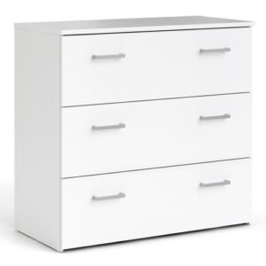 Space Chest of 3 Drawers in White Chest of Drawer Home Store UK