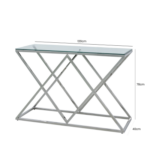 HSUK- Value Imperia Stainless Steel Console Tables Home Store UK