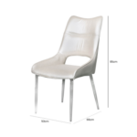 HSUK- White Dining Chair Home Store UK