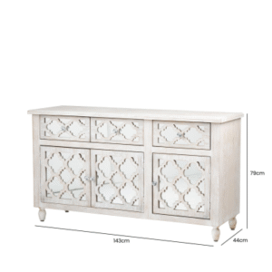 HSUK- Beach 3 Door 3 Drawer Cabinet - Sideboards - Home Store UK