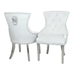 Megan Dining Chair ALL Colours Plain Back/Lion Knocker Dining Chair Home Store UK