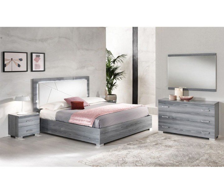 Ben Company Nicole Grey Finish Italian Bedroom Set Italian Bedroom Set Home Store Uk Ben Company Nicole Grey Finish Italian Bedroom Set Italian Bedroom Set Home Store Uk