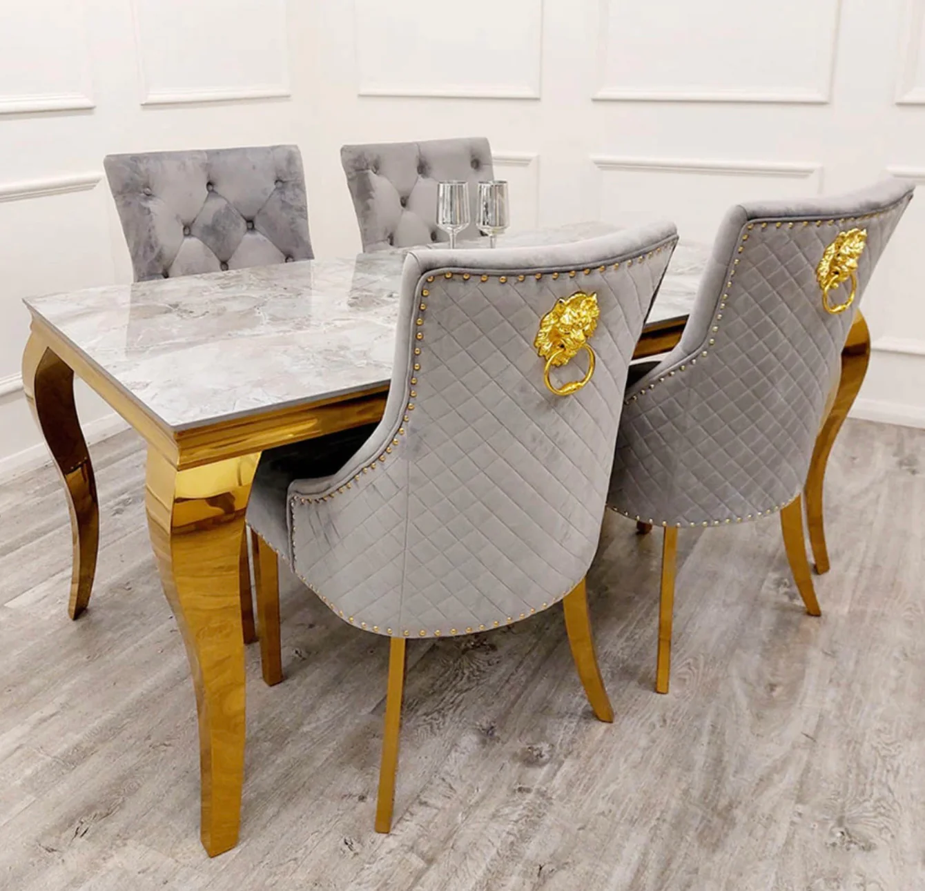 Louis Gold Marble Dining Table With Bentley Gold Chair's Marble Dining Sets Home Store UK Louis Gold Marble Dining Table With Bentley Gold Chair's Marble Dining Sets Home Store UK