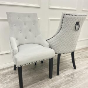 Bentley Black Leg Dining Chairs - Home Store UK