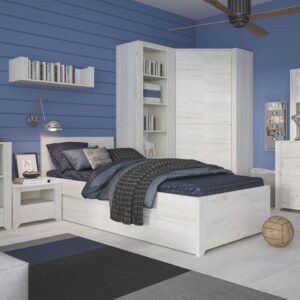 Angela 1 Door 3 Drawer Chest Chest Of Drawer Home Store UK