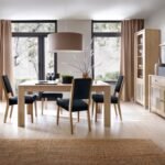 Avery 1 Door 2 Drawer Cabinet in Jackson Hickory Oak and Rattan Effect - Display Cabinets - Home Store UK