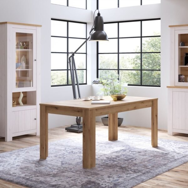 Addison Extending Dining Table 160-200cm in Oak Marble Dining Table Home Store uK