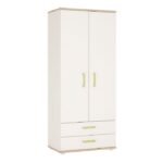 Alice 2 Door 2 Drawer Wardrobe - Wardrobe - Home Store UK