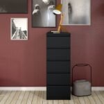 Sydney Narrow Chest of 5 Drawers Chest Of Drawer Home Store UK
