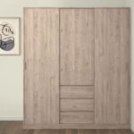 Sydney Wardrobe with 2 Sliding Doors 1 Door 3 Drawers Wardrobe Home Store UK