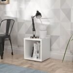 Spring Singular Storage Unit in Matt White - Storage Unit - Home Store UK
