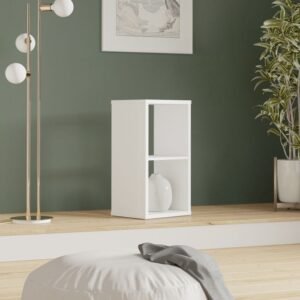 Spring 1 Shelf Storage Unit in White High Gloss/White - Storage Units - Home Store UK