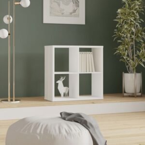 Spring 2x2 Storage Unit in White High Gloss/White - Storage Units - Home Store UK
