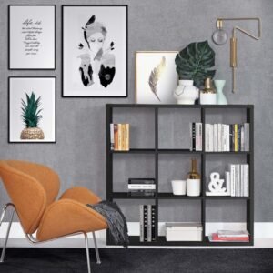 Spring 3x3 Storage Unit in Matt Black - Storage Units - Home Store UK