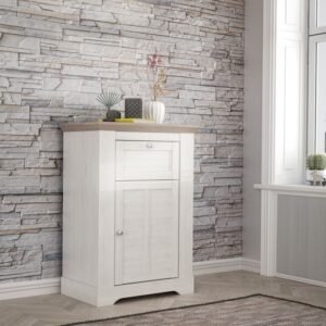 Maddox Chest of Drawers in Oak Nelson/Snowy Oak Chest Of Drawer Home Store UK