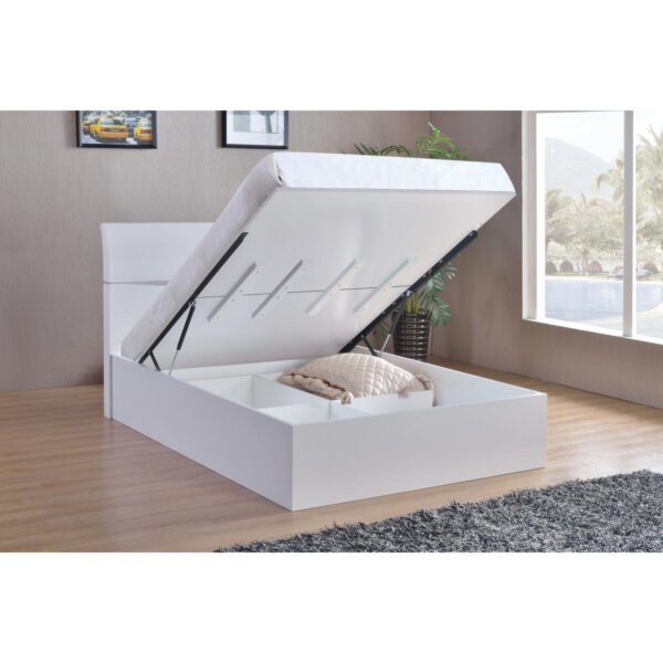 Aspen High Gloss Storage Bed Double - Clearance - Home Store UK