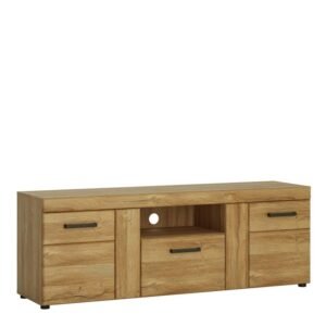 Dawn 2 Door 1 Drawer Tall TV Cabinet in Grandson Oak