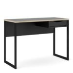 Lilly Desk 1 Drawer with Oak Trim - Desk - Home Store UK