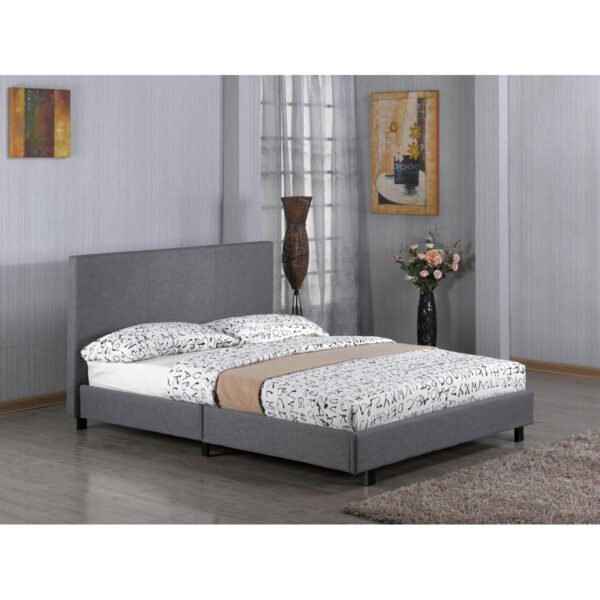Union Fabric Double Bed Grey - Clearance - Home Store UK
