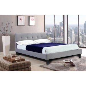 Hazelwood Linen Fabric Double Bed - Clearance - Home Store UK