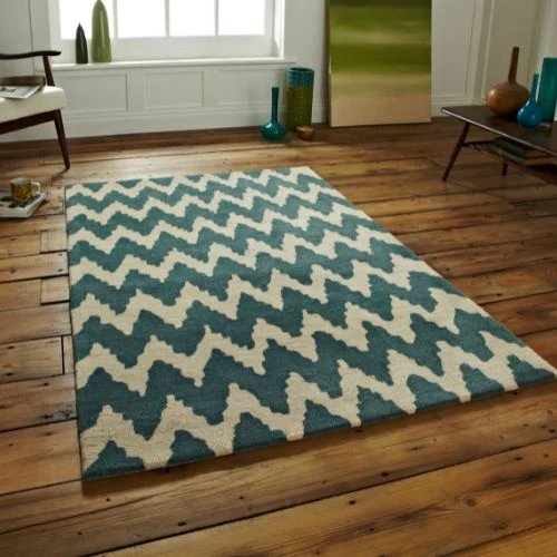 Hong Kong HK 867 Teal/Beige - Rugs - Home Store UK Hong Kong HK 867 Teal/Beige - Rugs - Home Store UK