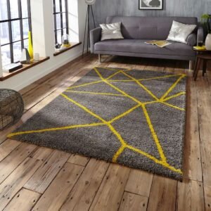 Royal Nomadic 5746 Grey/Yellow - Rugs - Home Store UK