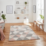 Brooklyn BRK15 (24369) Grey/Rose (24369) - Rugs - Home Store UK