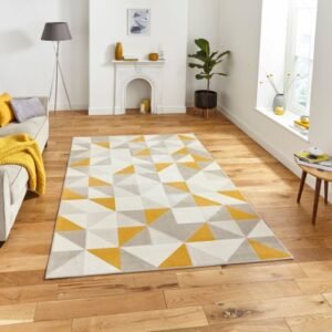 Vancouver 18241 Grey/Yellow - Rugs - Home Store UK