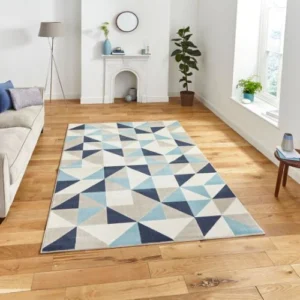 Vancouver 18214 Beige/Blue - Rugs - Home Store UK