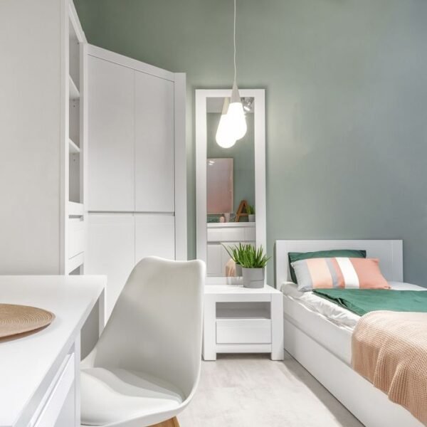 Walker 1 Drawer Bedside Table in Alpine White Bedside Home Store UK