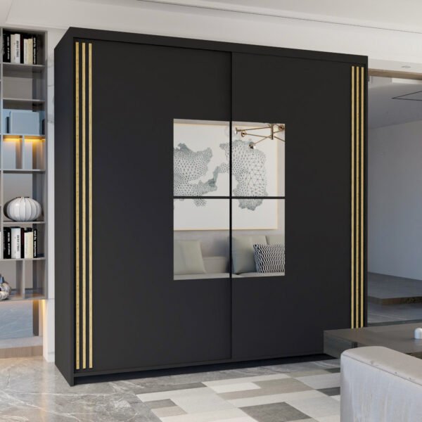 Jamajka Sliding Wardrobe 150/203 cm. Sliding Wardrobes Home Store UK
