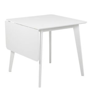 Harley Square Dining Table in White.